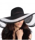 Women's Adjustable Tweed Wool Bow Bowler Hat