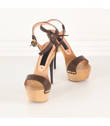 Ankle Strap Dress Sandals, Stiletto Heel Women's Shoes